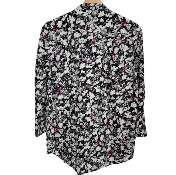 Acne Studios Bodil Silk Blouse Floral Size 34 US XS - Picture 3 of 9